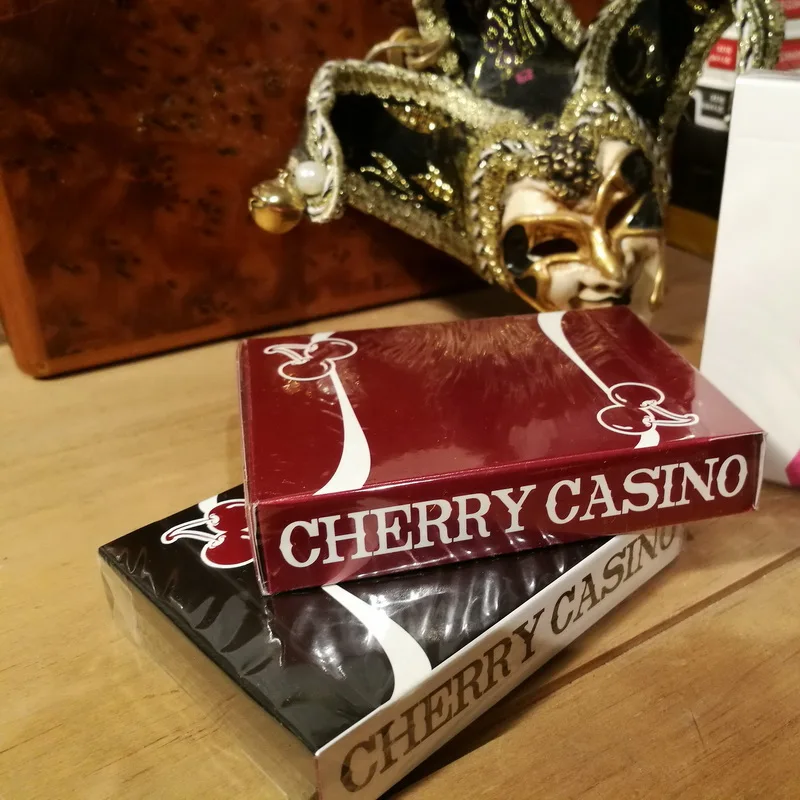 1 шт. Cherry казино V4 Reno красные игральные карты покер размер колода USPCC