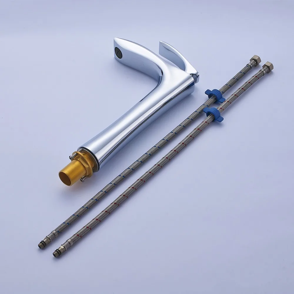 FLG смеситель для раковины кран холодной и горячей воды ванной комнаты с одной