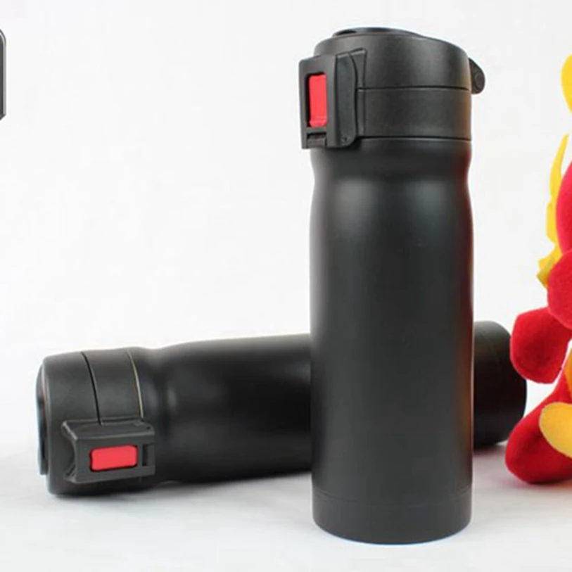 Бутылка для воды из нержавеющей стали велосипеда черный красный 500 мл|water bottle mtb|bike