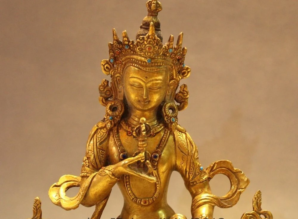 Рукоятка 9 дюймов Ваджрасаттва ваджрадхара Будда Кван-Инь Бодхисаттва