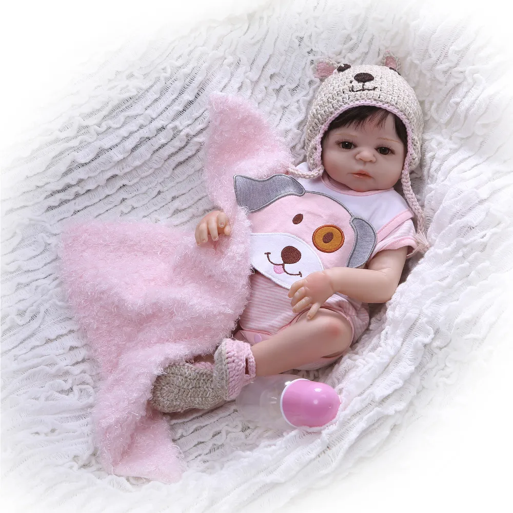 Nicery 19 дюймов 48 см Bebe Reborn Baby Doll Жесткий Силиконовый мальчик девочка игрушка