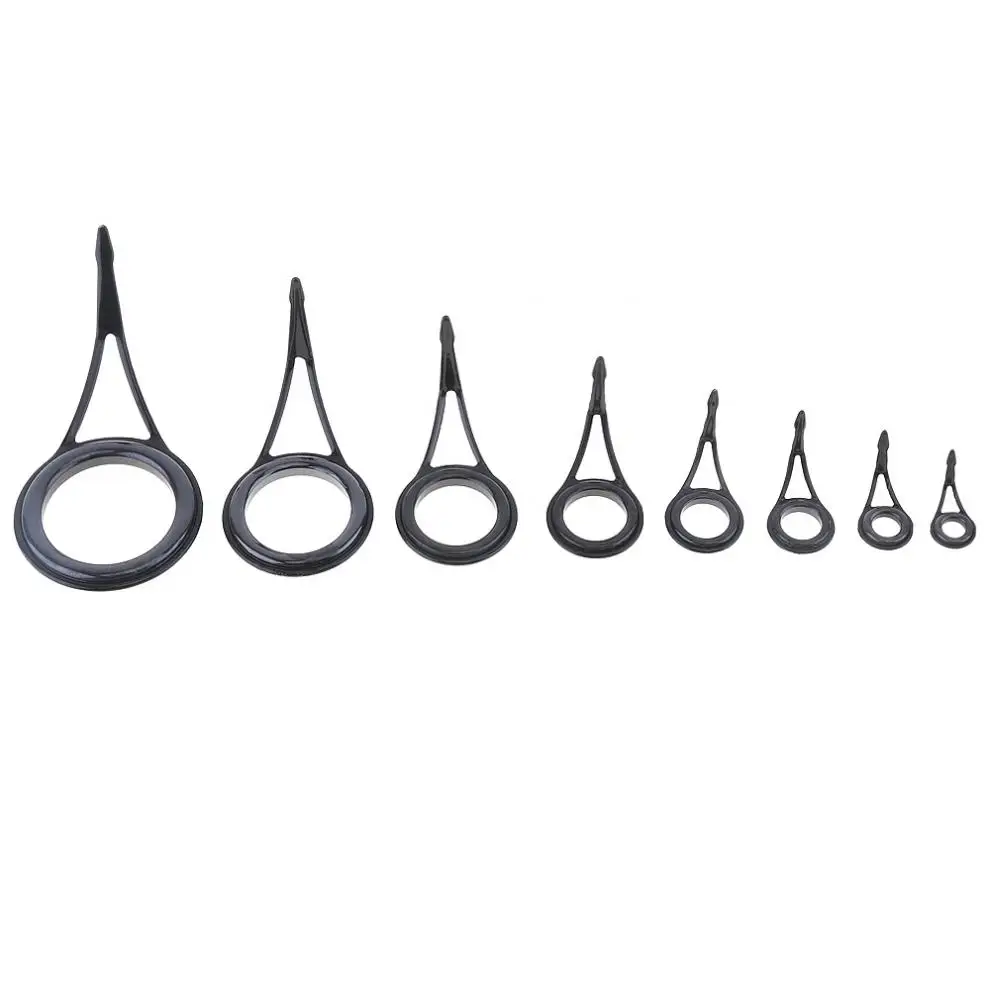 8 шт. наконечников Прочные Кольца для лески направляющая удочки комплект ремонта