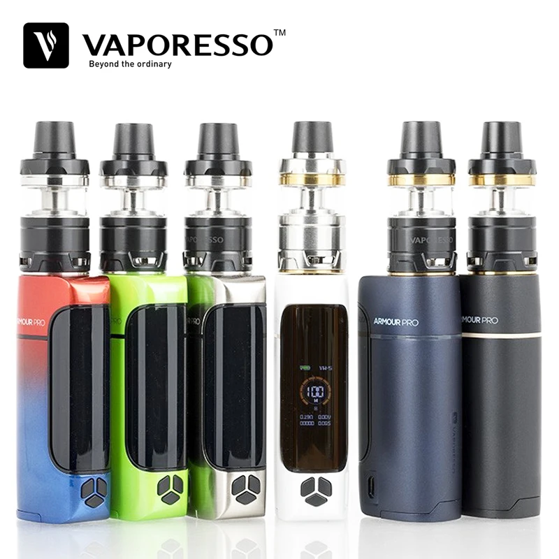 Аутентичный Vaporesso Armour Pro TC Kit с 100 Вт каскадным баком для младенцев 5 мл GT сетчатая