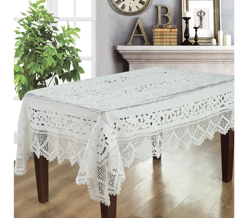Хлопчатобумажная скатерть для вязания крючком в европейском стиле | Дом и сад