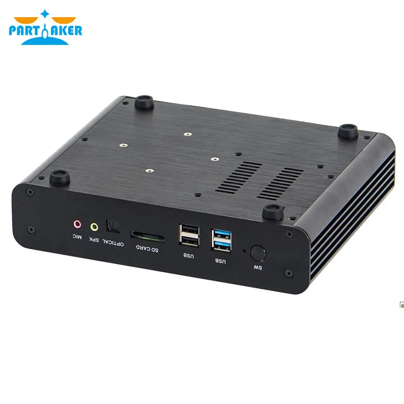 Причастник B13 Мини ПК Core i7 6567U Dual LAN 2 * DDR4 Ram DP Barebones компьютер 4K HD 8USB мини игровой