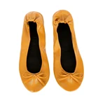 Синие туфли на плоской подошве; переносная складка; балетки на плоской подошве; складывающиеся балетки для свадебной вечеринки