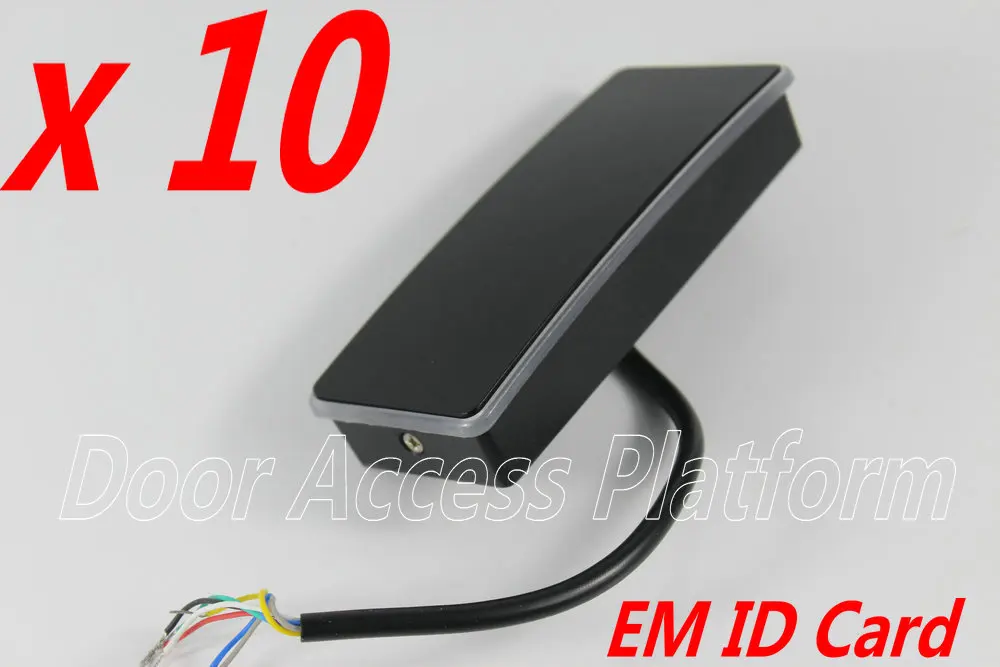 1 заказ = 10 шт. в партии EM кард-ридер 125 кГц Pro ximty ID Card LED Light reader Wiegand26/34 ридер доступа
