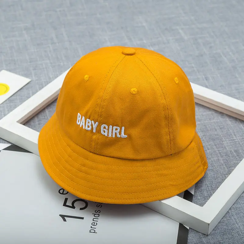 Bnaturalwell New Cotton Baby Summer Hat Children Panama Kids Letter Cap Sun Bucket Hats Flat For Girl Boy H008 | Детская одежда и