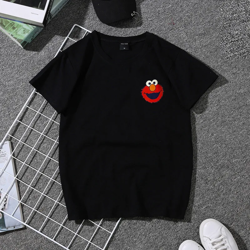 Одежда для любовников летняя рубашка с коротким рукавом свободная белая