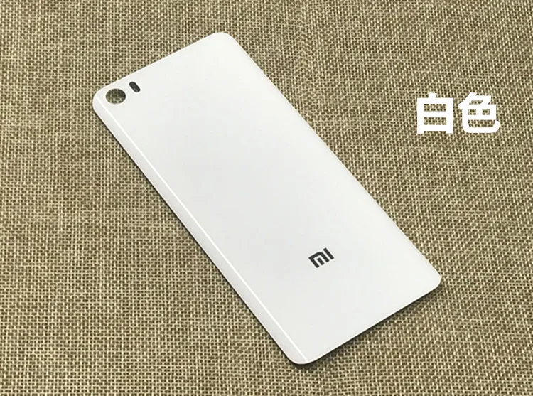 100% Оригинальный запасной корпус для Xiaomi mi5 Задняя стеклянная задняя крышка