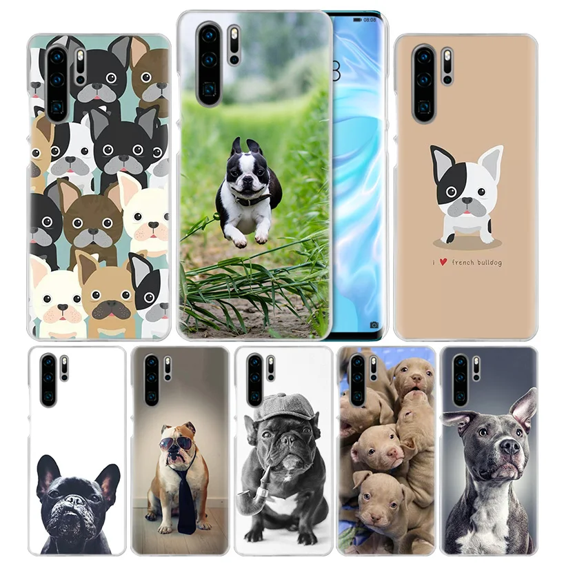 Чехол с французским бульдогом для huawei P20 P30 P Smart Nova 4 3i P10 P9 P8 mate 10 20 lite Pro Mini жесткий чехол для телефона из поликарбоната