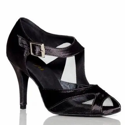 2017 Брендовые женские Туфли для латинских танцев атласные туфли бальных сальса