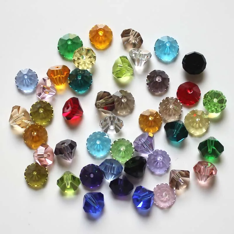 Стеклянный шарик StreBelle в форме башни из австрийского хрусталя 8 мм 100 шт.|jewelry diy|glass