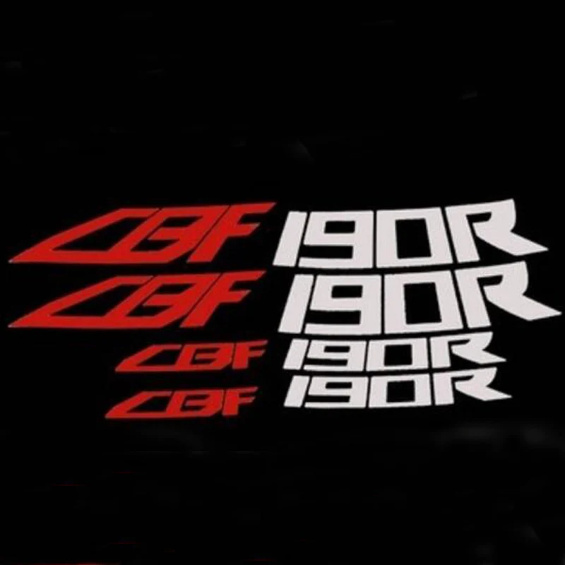 Yecnecty наклейка на колеса мотоцикла запасные части белый + красный Светоотражающая