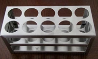 stainless steel test tube rack 10 holes 30 mm 1 18 50 ml