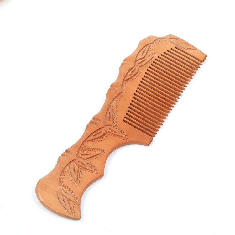 6.7 inches Wood combed peach wood products handicraft long comb 17 cm | Дом и сад