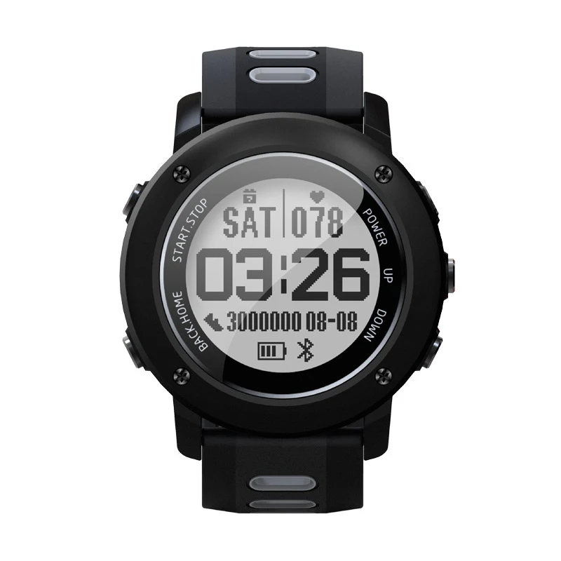 Модные умные спортивные часы UW90C IP68 Водонепроницаемый gps-компас погода сердечный ритм звонки сообщения напоминают SOS Бег Туризм плавание