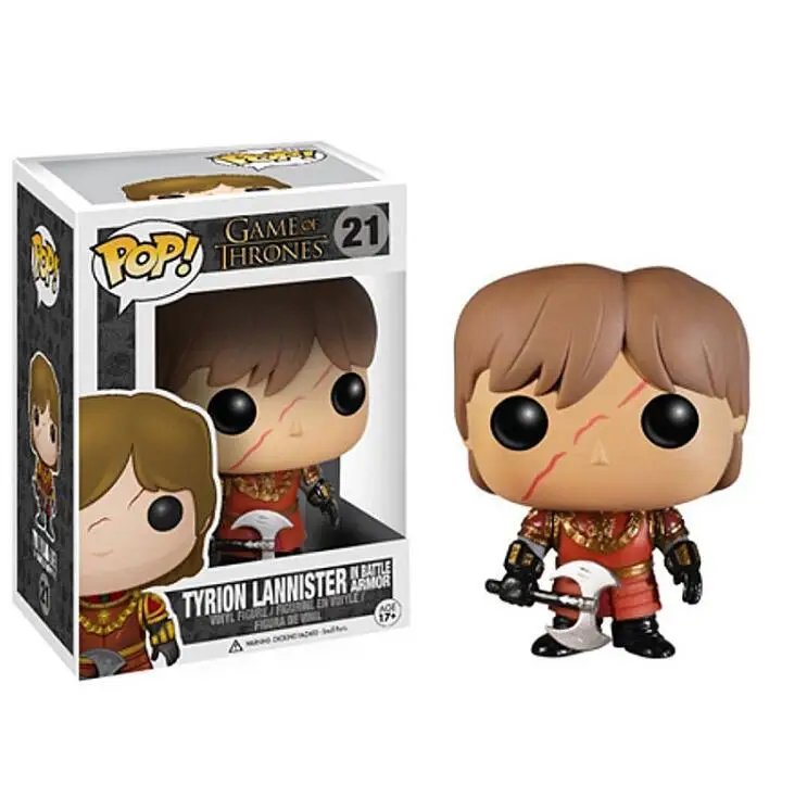 FUNKO поп Игра престолов ПВХ коллекционные игрушки Джон Таргариен дрогон призрак Тирион Ланнистер экшн фигуры Детские игрушки - Цвет: Box