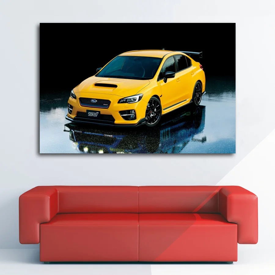Subaru WRX классический спортивный автомобиль картина на стену художественные