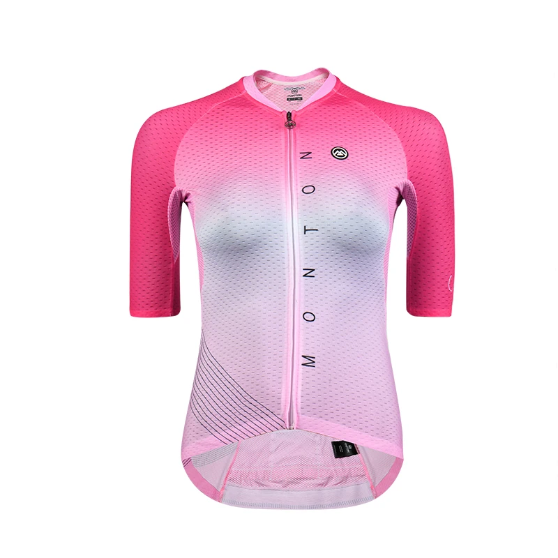 Monton Женские Pro Велоспорт Джерси летняя одежда для велосипедных гонок Ropa Ciclismo