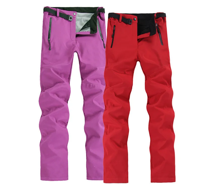 Уличные женские Походные штаны для кемпинга флисовые брюки треккинга верховой