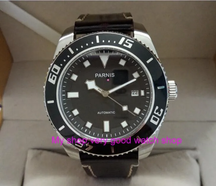 Мужские механические часы с автоподзаводом 22 Драгоценных Камня 43 мм 55 бар