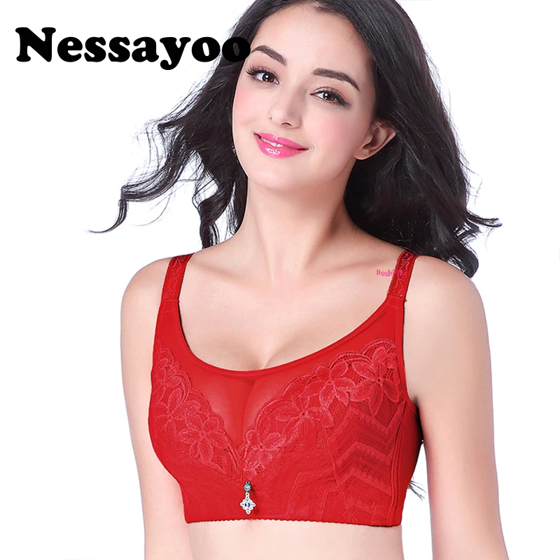 Сексуальный женский бюстгальтер с чашками пуш ап 95 C D|women's plus size bra|plus brasize bra |