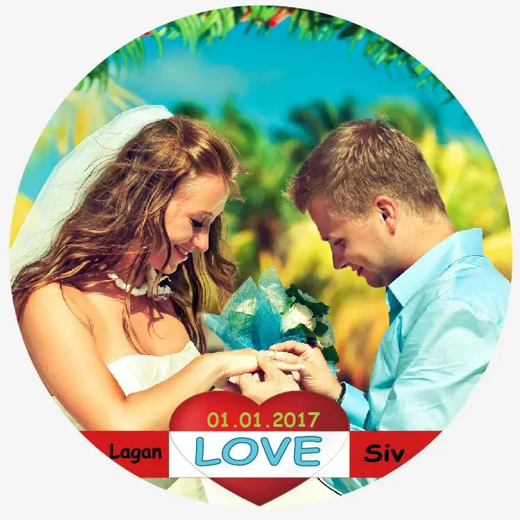 Индивидуальные фото 100 бирки для подарков на свадьбу самоклеящиеся Стикеры