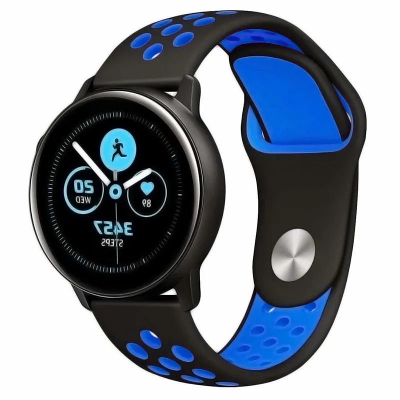 22/20 мм Huami Amazfit band для samsung Шестерни спортивные S2 S3 Galaxy часы активное 2 42 мм 46 мм силиконовый ремешок для часов для Pebble Time huawei gt