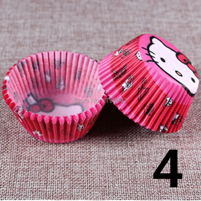 100 шт кекс форма для порционной выпечки бумажная формочка формы маффинов коробки