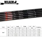 Стрелы для стрельбы из лука идентификатор вала, 6,2 мм, 300340400500600, 612 шт.