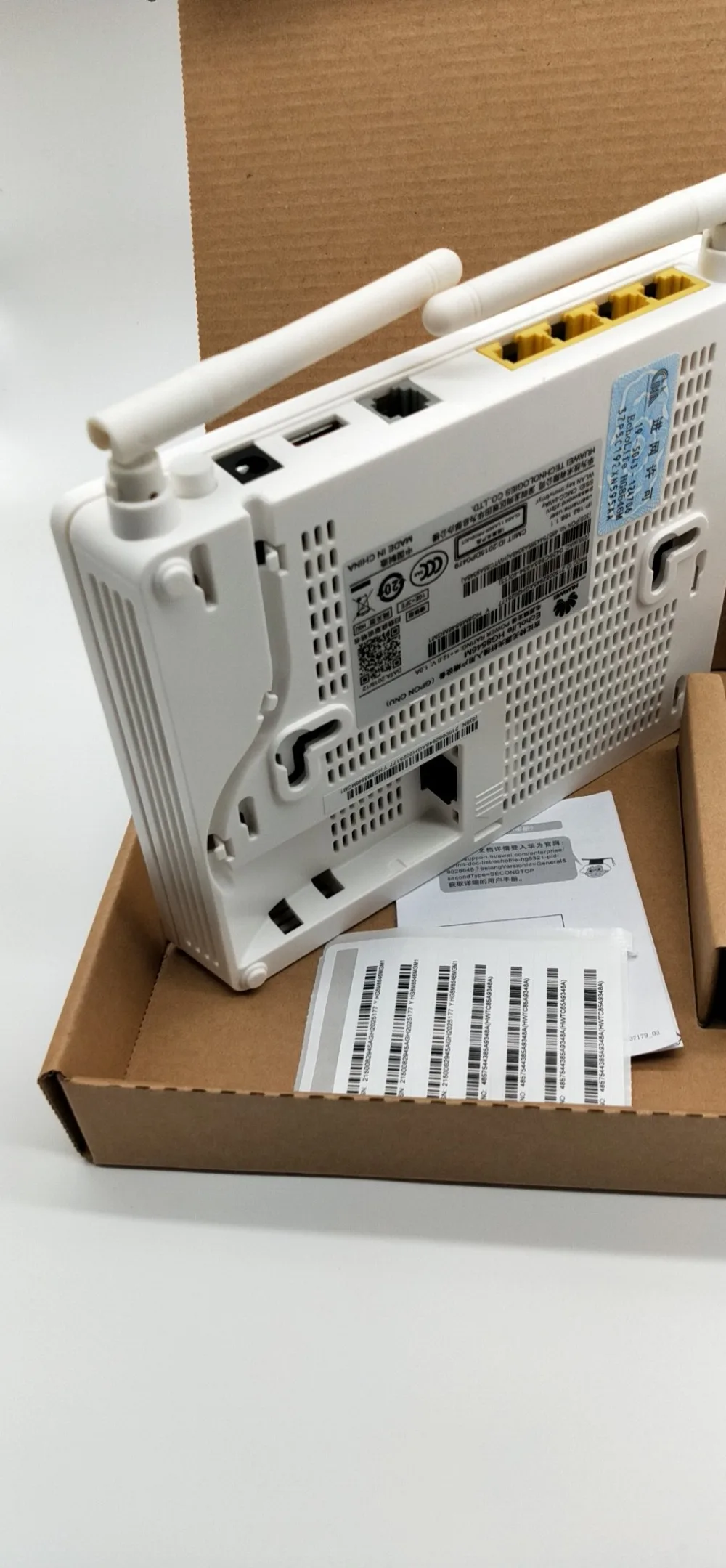 huawei HG8546M Gpon Oun волоконно-оптический маршрутизатор Ont волоконное оборудование английская версия с 1ge+ 3fe+ wifi+ voice+ usb