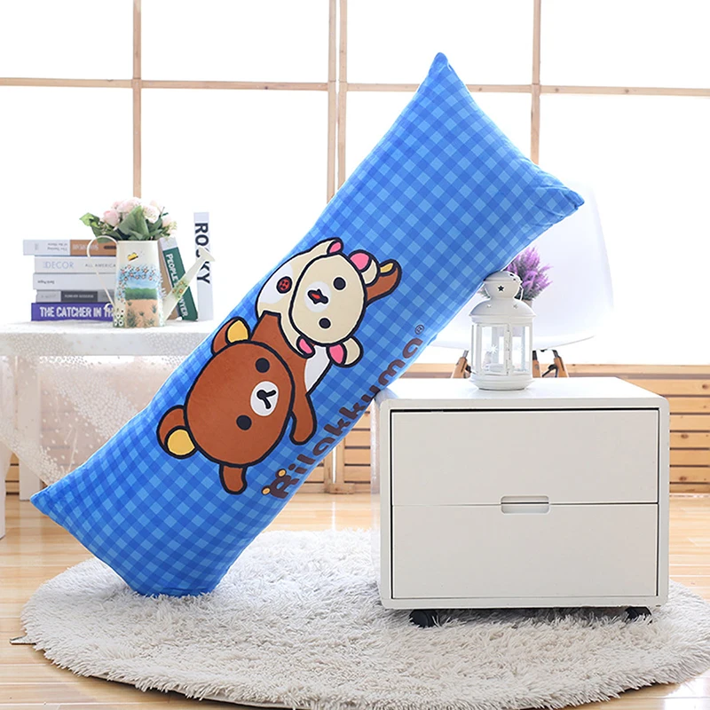 D Милый мультфильм аниме плюшевая подушка Тоторо hello kitty мягкие куклы длинный ребенок беременная Женская Подушка спинка постельные принадлежности подарок на день рождения - Цвет: D