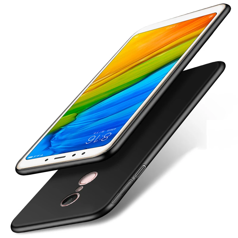 MAKAVO для Xiaomi Redmi 5 Plus чехол 360 Защита Тонкая матовая жесткая задняя крышка из ПК Redmi5