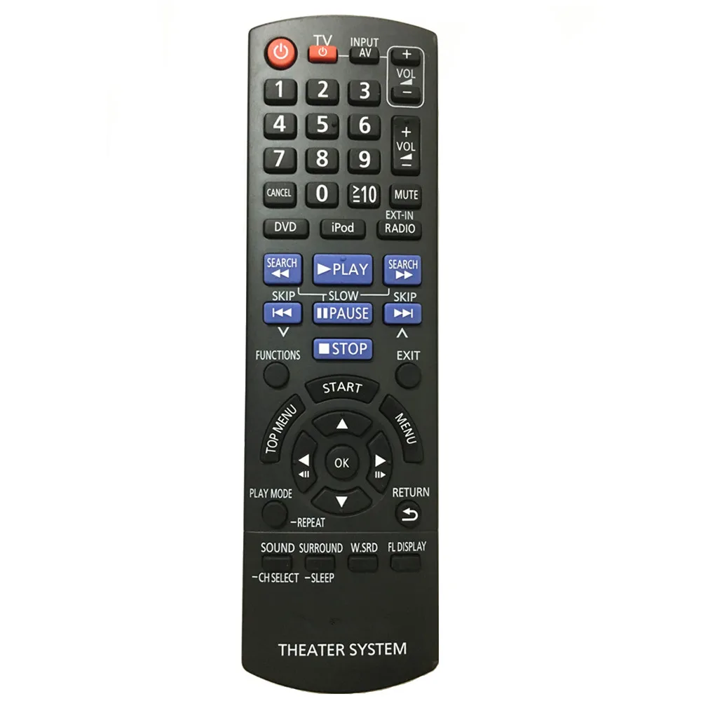Новый пульт дистанционного управления подходит для Panasonic ТВ DVD кинотеатр N2QAYB000624
