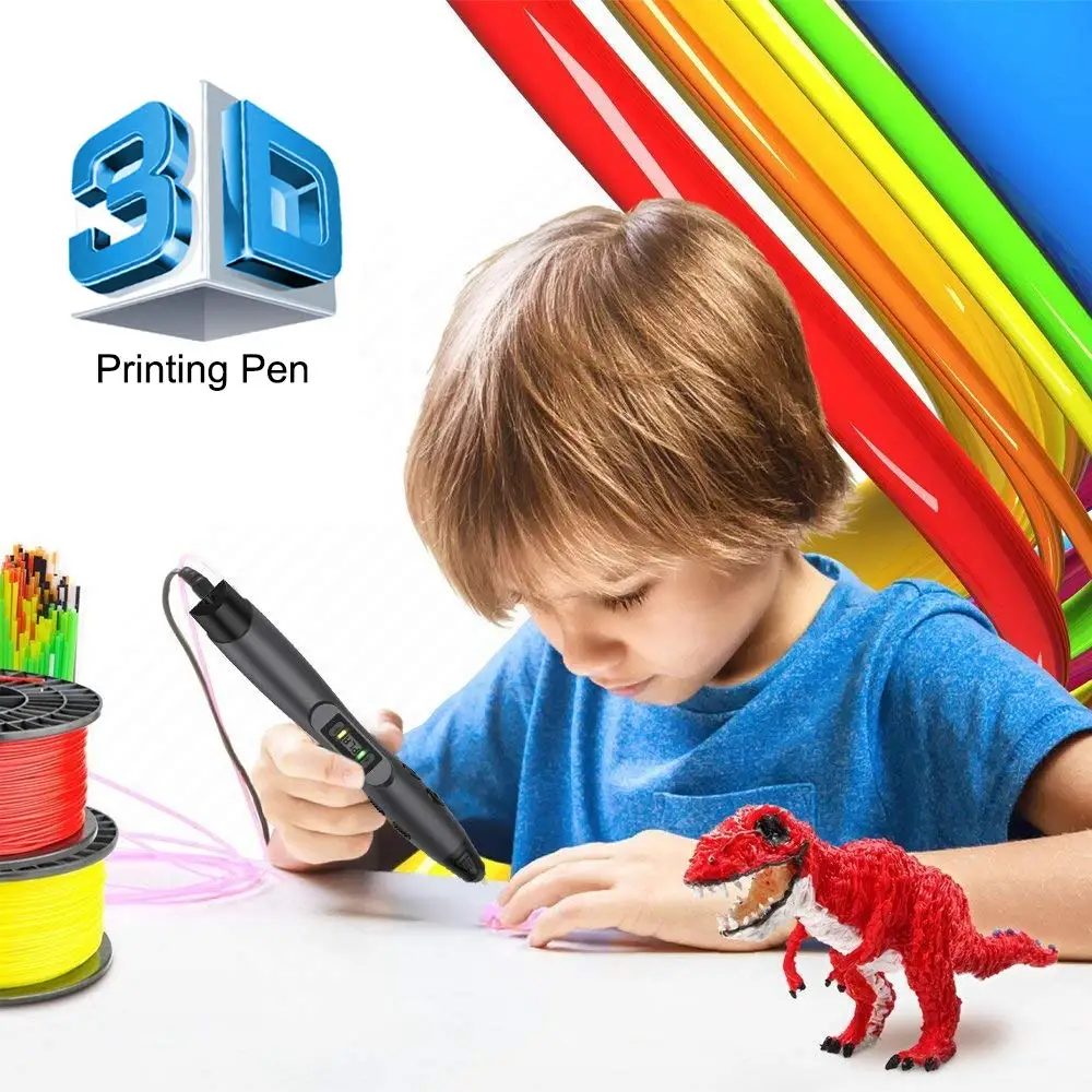 SUNLU 3D Ручка обучающая для детей DIY игрушки с 1 75 мм PLA ABS PCL нить ЖК экран Поддержка