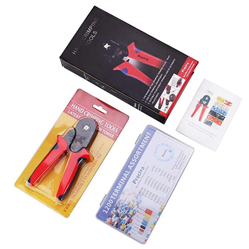 

KALAIDUN Crimping Pliers Set Multitool Wire Cable Press Pliers Electric Tube Needle Terminals Box Hand Tools