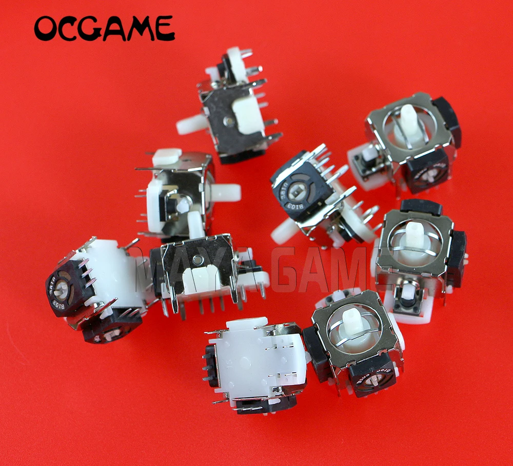 

OCGAME 2 шт./лот 3D Аналоговый джойстик контроллер сенсорный модуль Замена для PS2 контроллер для XBOX360 контроллер Запасная часть