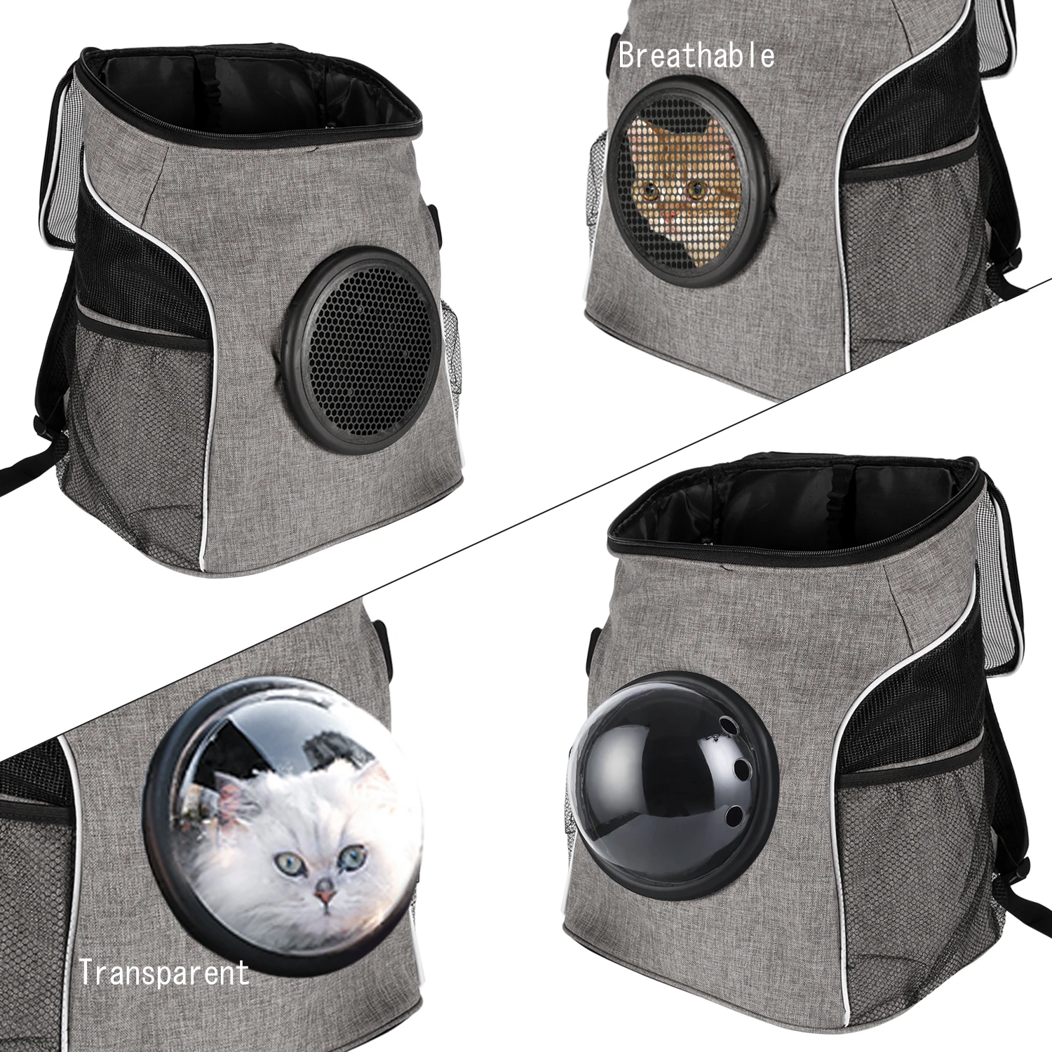 

Breathable Pet Carrier Bag for Small Dog Portable Outdoor Pet Backpack Capsule Travel Dog Cat Transparent Space Carrying Cage