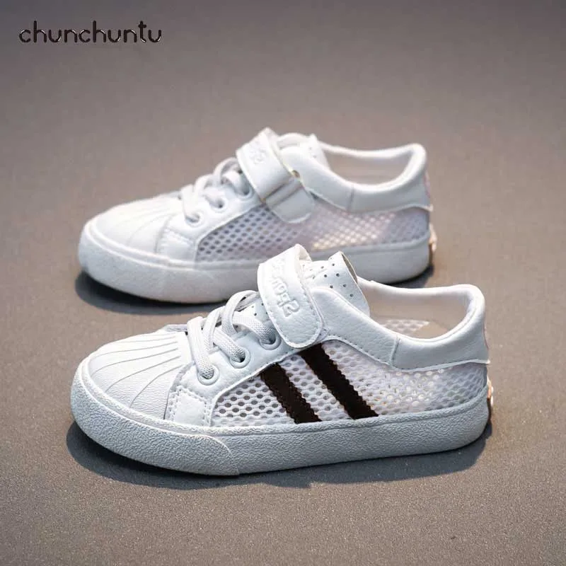 Осень 2018 г. для маленьких девочек модная обувь с дышащей сеткой дети повседневное