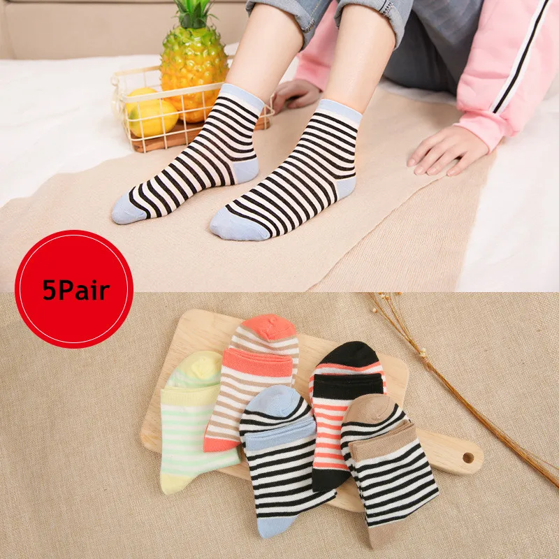 5 шт. женские хлопковые носки с вышивкой|Носки| |