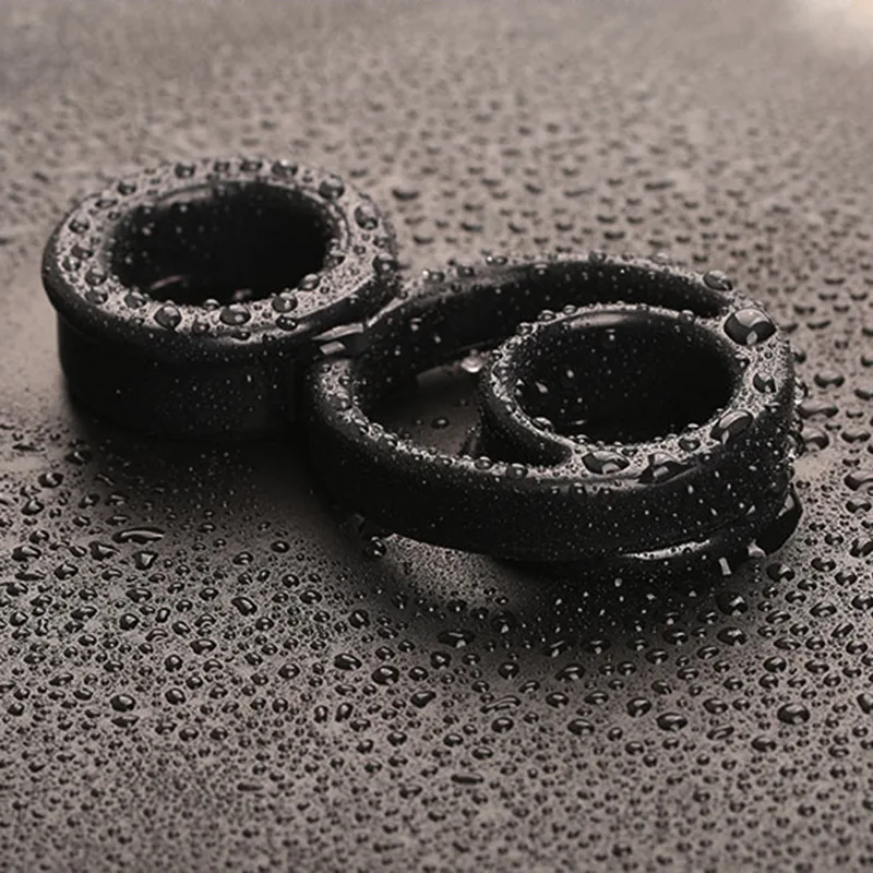 Силиконовое кольцо для пениса тройное члена Мошонка член кольца взрослых