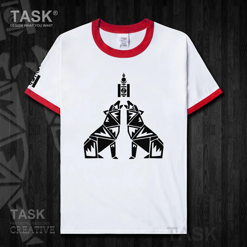 Mongolia MNG Mongol Mongolian Wolf totem mens t shirt Tops t-shirt Short sleeve clothes sweatshirt national team country tops 22 | Мужская