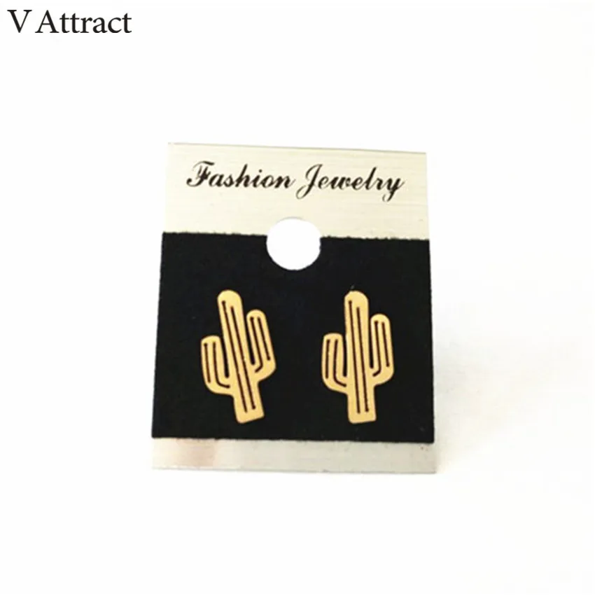 V притягивающие минималистичные Brincos Bijoux Femme из нержавеющей стали Saguaro