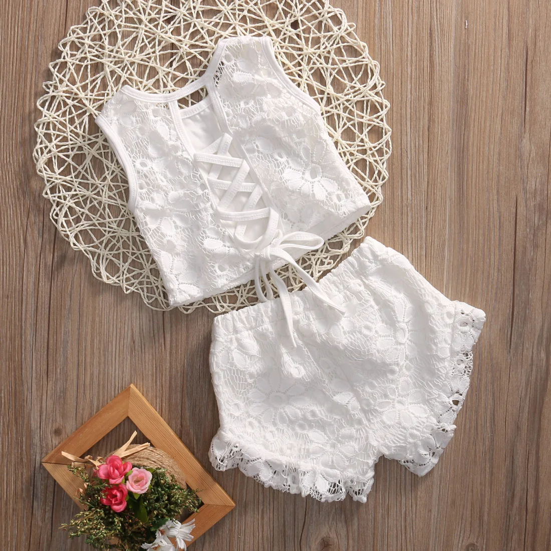 Детский летний комплект детской одежды|set clothes|clothing setsgirls floral clothing set |