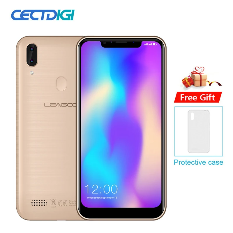 Оригинальный LEAGOO M11 Android 8 1 четырехъядерный 6 18 &quotFW + мобильный телефон 2 Гб ОЗУ 16