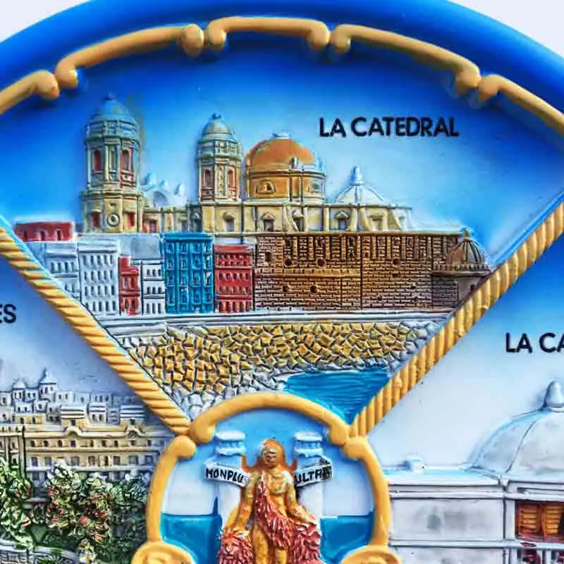 Испания Cadiz путешествия памятные смолы окрашенные ремесла диск украшения | Дом и