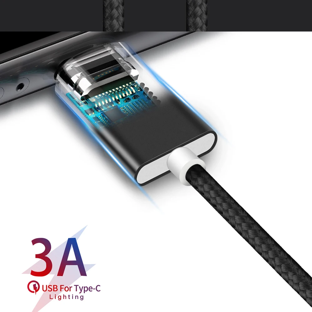 CBAOOO 1/2/3 м кабель Micro USB и кабель Тип C кабель для iphone кабель кабели для мобильных телефонов для samsung huawei Xiaomi LG Andriod Microusb