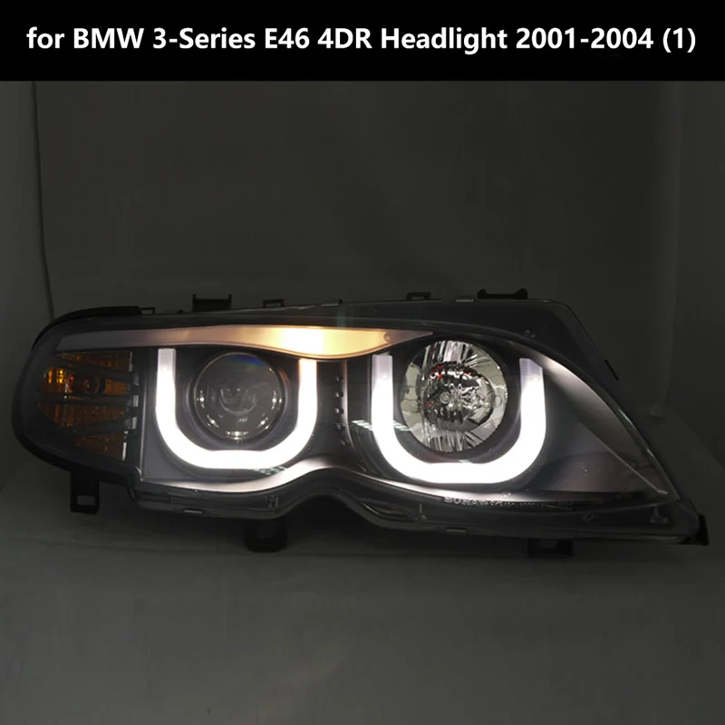 2001 2004 для BMW 3 Series E46 4 двери 318i 320i 323i 325i 330i проектор светодиодный фары в сборе SONAR