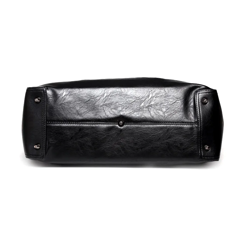 Fashion Men's Travel Bags Luggage Waterproof Suitcase Duffel Bag Big Large Capacity Bags Casual High-Capacity PU Leather Handbag